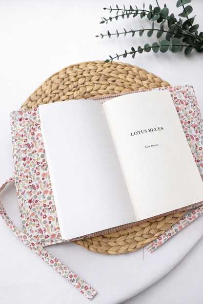 Copertina libro protettiva | Vellutino rosa cipria