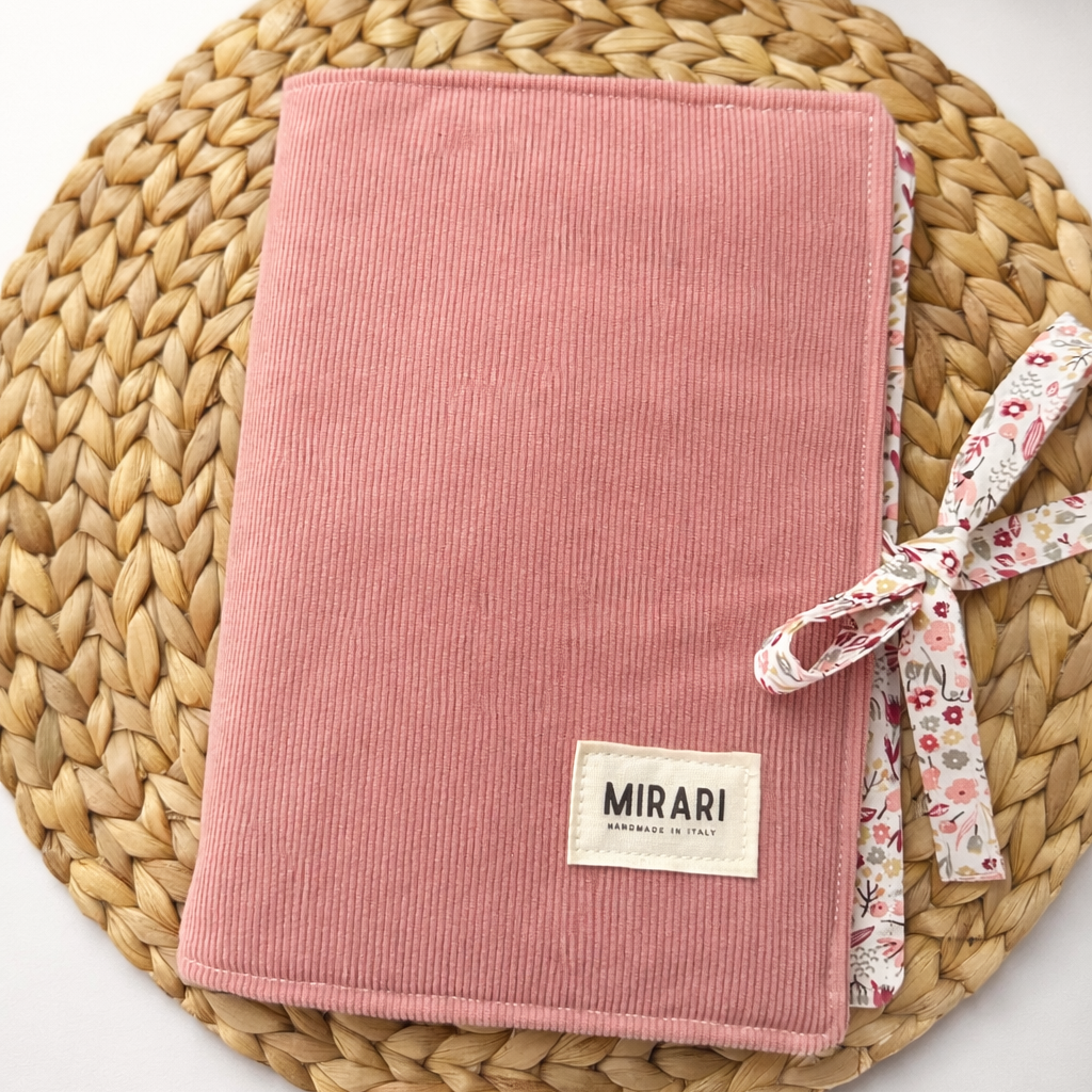 Copertina libro protettiva | Vellutino rosa cipria