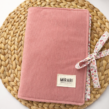 Copertina libro protettiva | Vellutino rosa cipria