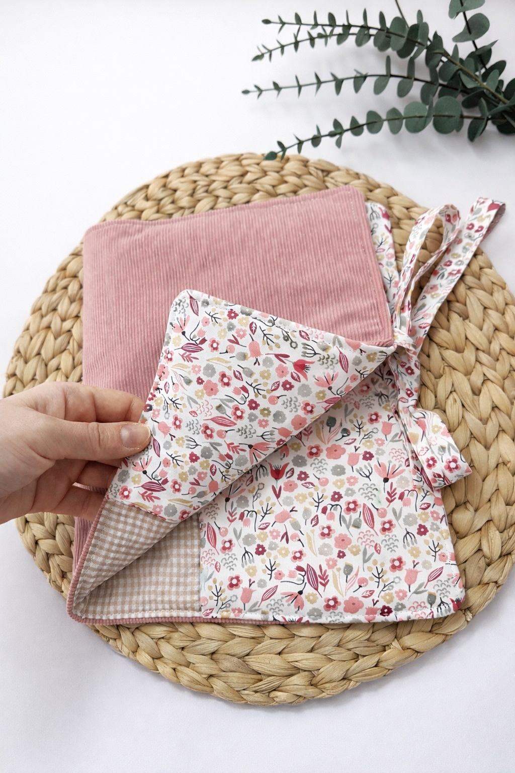 Copertina libro protettiva | Vellutino rosa cipria