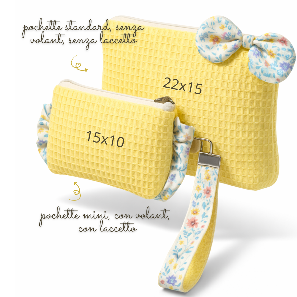 Pochette | Cotone waffle