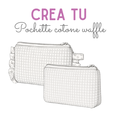 Crea la tua Pochette | 3 dimensioni | Cotone waffle